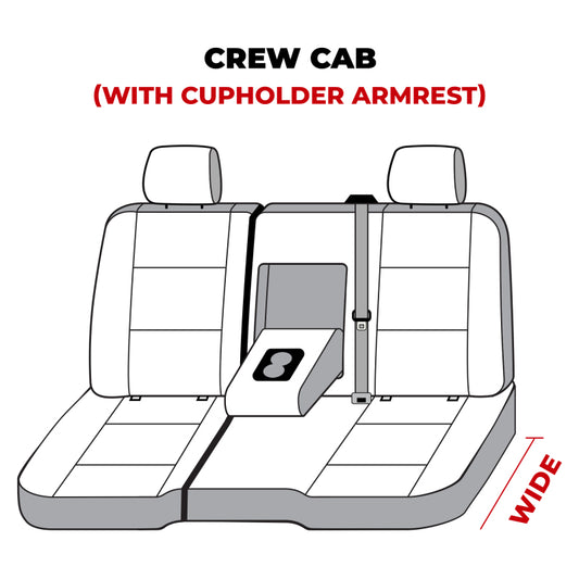 Covercraft 14 Chevrolet Silverado Polycotton SeatSaver Custom Second Row Seat Covers - Taupe