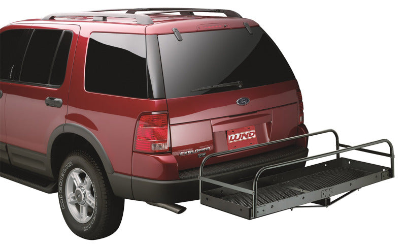Lund Universal Sidebar Attachment 20x60 Nonfolding Steel Carrier - Black
