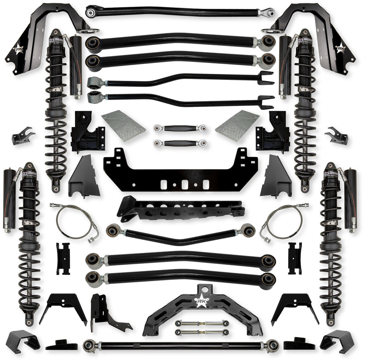 Rock Krawler 2019+ Jeep Wrangler JT 4.5in Adventure-X (No Limits) Trail Runner Long Arm System