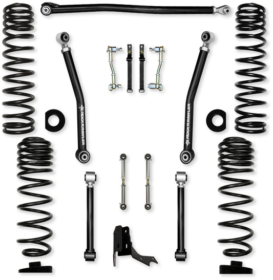 Rock Krawler 2021+ Jeep Wrangler JT (Diesel) 3.0in Overland Lift Kit w/ Shocks