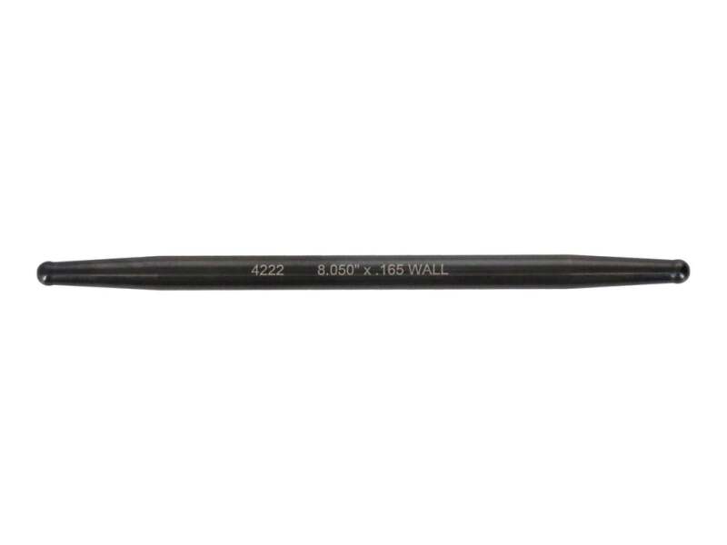 Manley Push Rod - 7/16 Dia. - 9.200 Length - 0.165 Wall - 4130 Chrome Moly - Swedged End - Set of 8