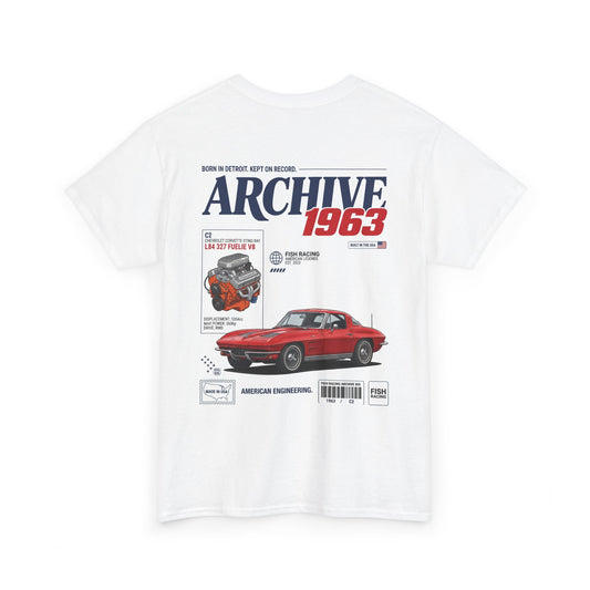 1963-1967 Chevrolet Corvette Sting Ray C2 Archive Tee
