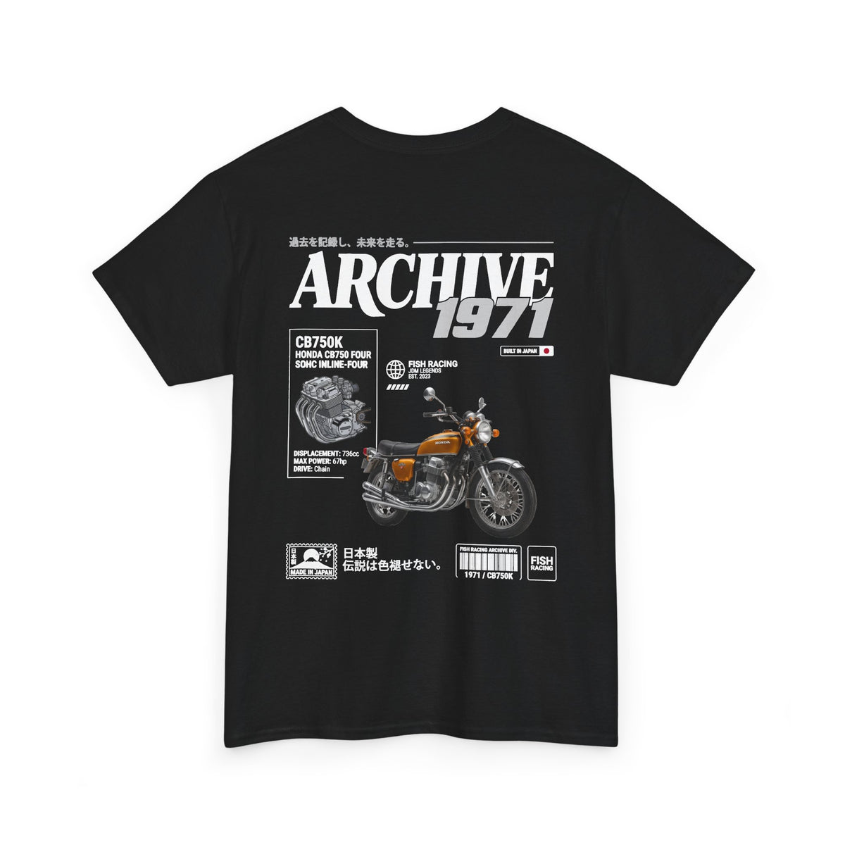 1971-1975 Honda CB750 Four Archive Tee
