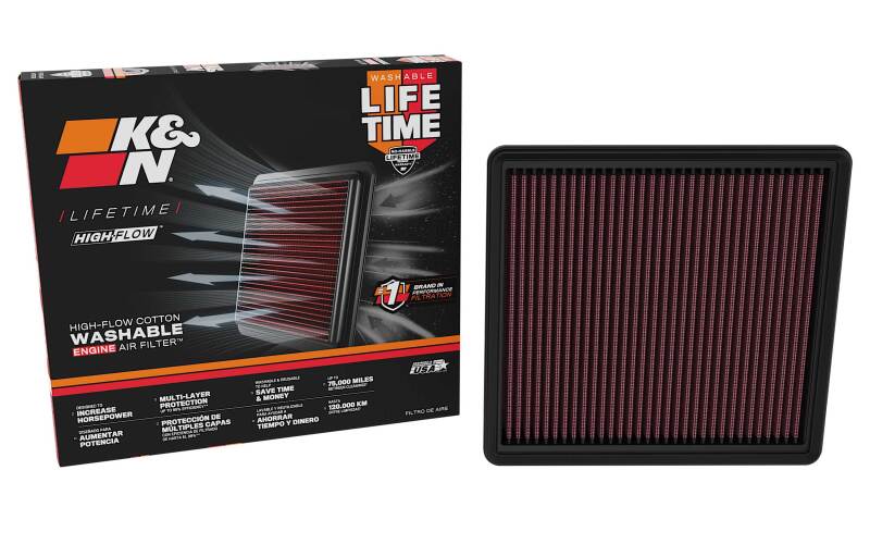 K&N Replacement Air Filter Hyundai Palisade L4-2.5L F/I 2026