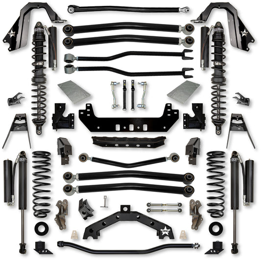 Rock Krawler 2020+ Jeep Wrangler JLU 4DR (Diesel) 3.5in Adventure-X Long Arm Coilover Suspension