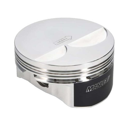 Manley Chevrolet LS Piston Set - 4.080in Bore 1.115in CH, -4.00 CC