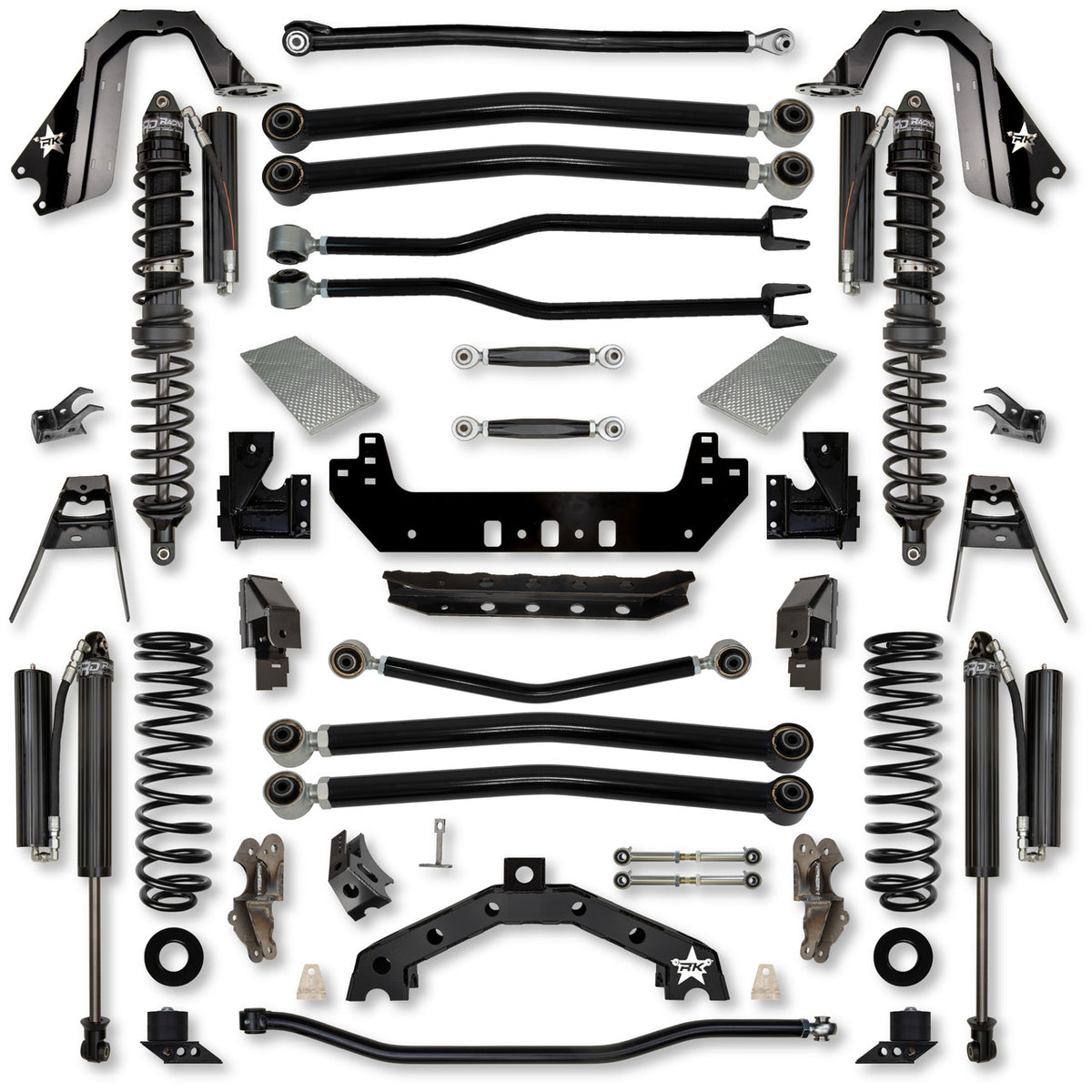 Rock Krawler 2018+ Jeep Wrangler JL 2DR 3.5in Adventure-X (No Limits) Long Arm Coilover Suspension
