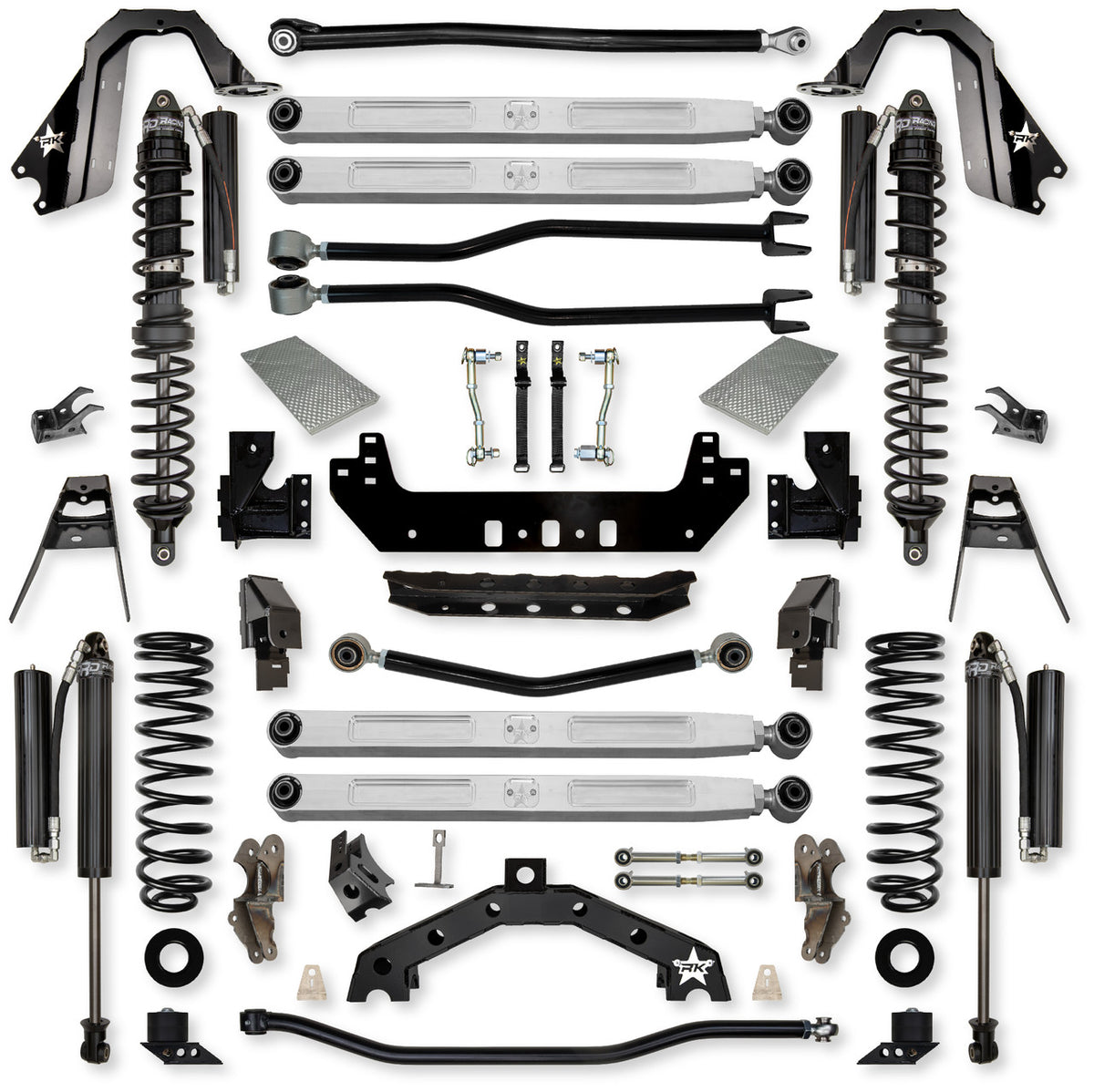 Rock Krawler 2018+ Jeep Wrangler JL 4DR 3.5in Adventure-X Pro Long Arm Coilover Suspension