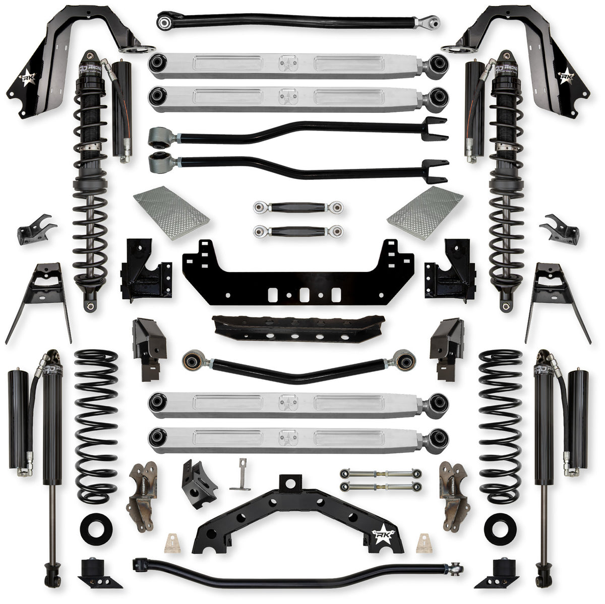 Rock Krawler 2018+ Jeep Wrangler JL 2DR 4.5in Adventure-X Pro (No Limits) Long Arm Coilover Suspens.