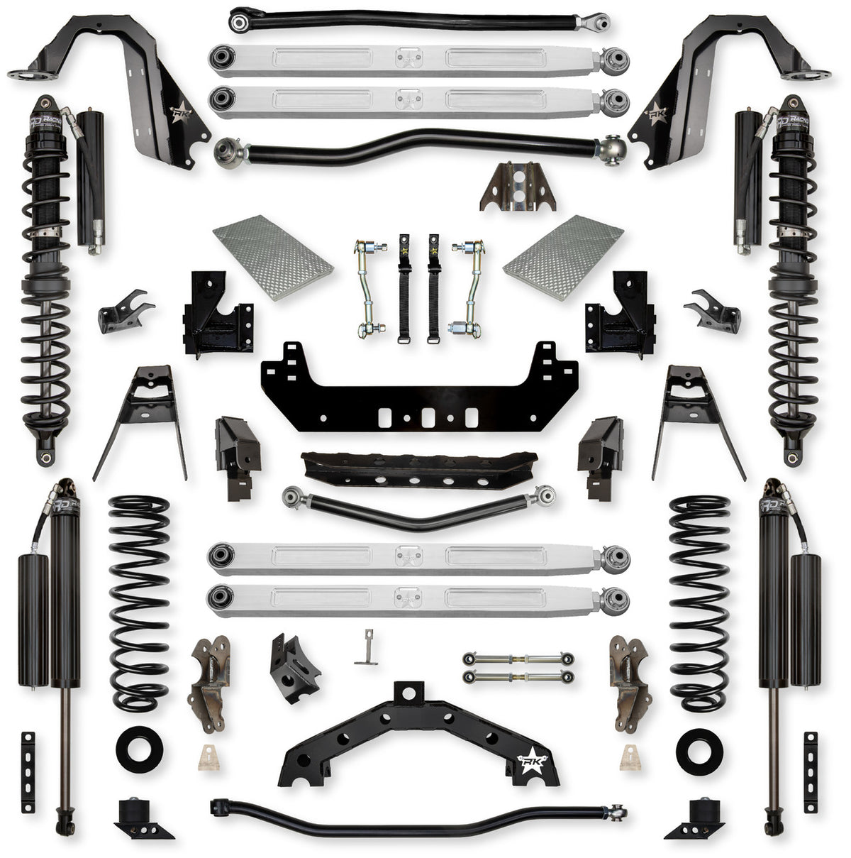 Rock Krawler 2018+ Jeep Wrangler JL 2DR 3.5in X Factor X2 Pro Long Arm Coilover Suspension