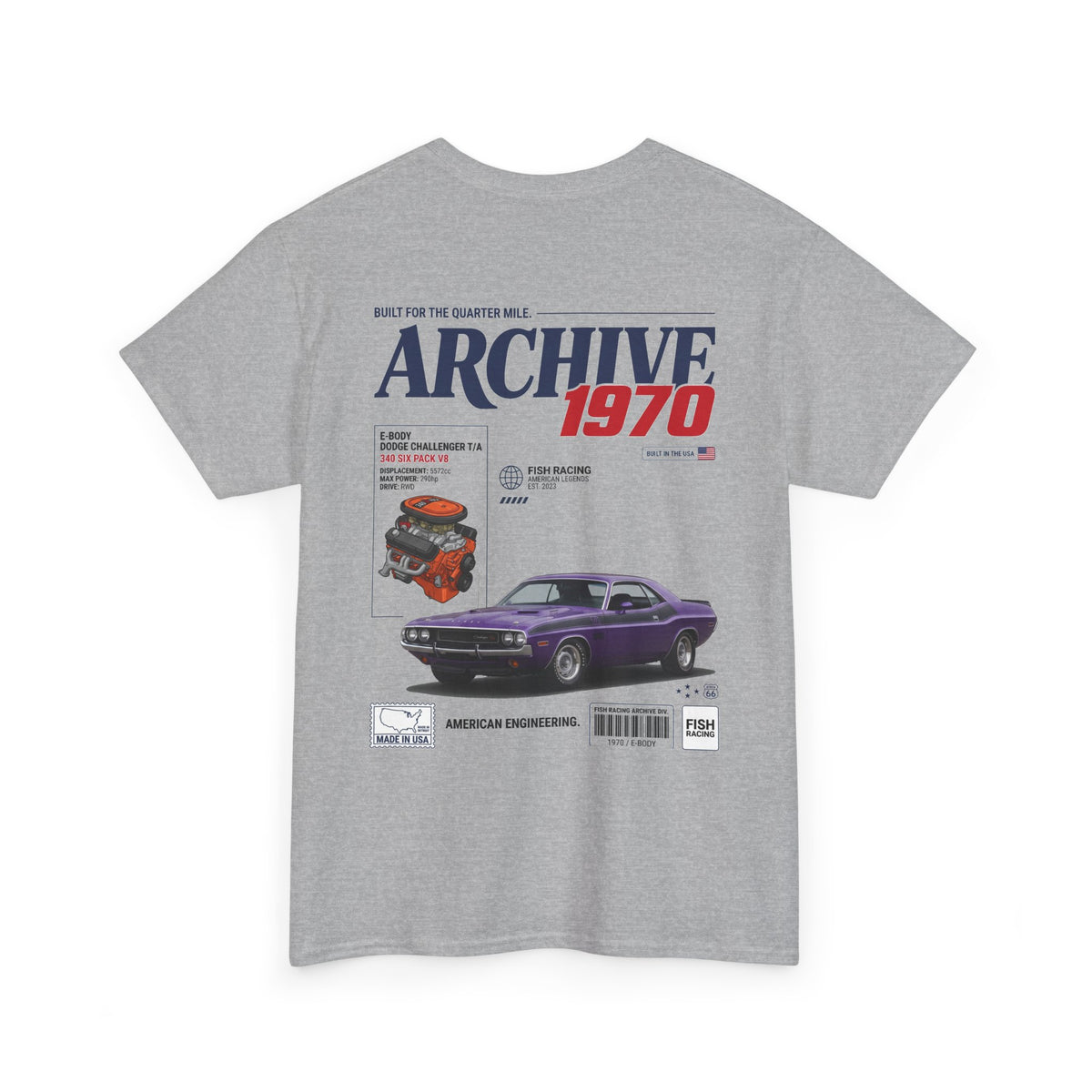 1970-1974 Dodge Challenger T/A Archive Tee