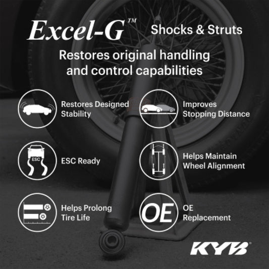 KYB 19-21 Chevrolet Silverado w/ Z85 / GMC Sierra w/ Z85 (Increased Capacity) Excel-G Shock - Rear