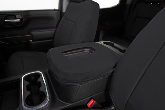 Covercraft 14-21 Toyota Tundra Endura PrecisionFit Custom Second Row Seat Covers - Black/Black