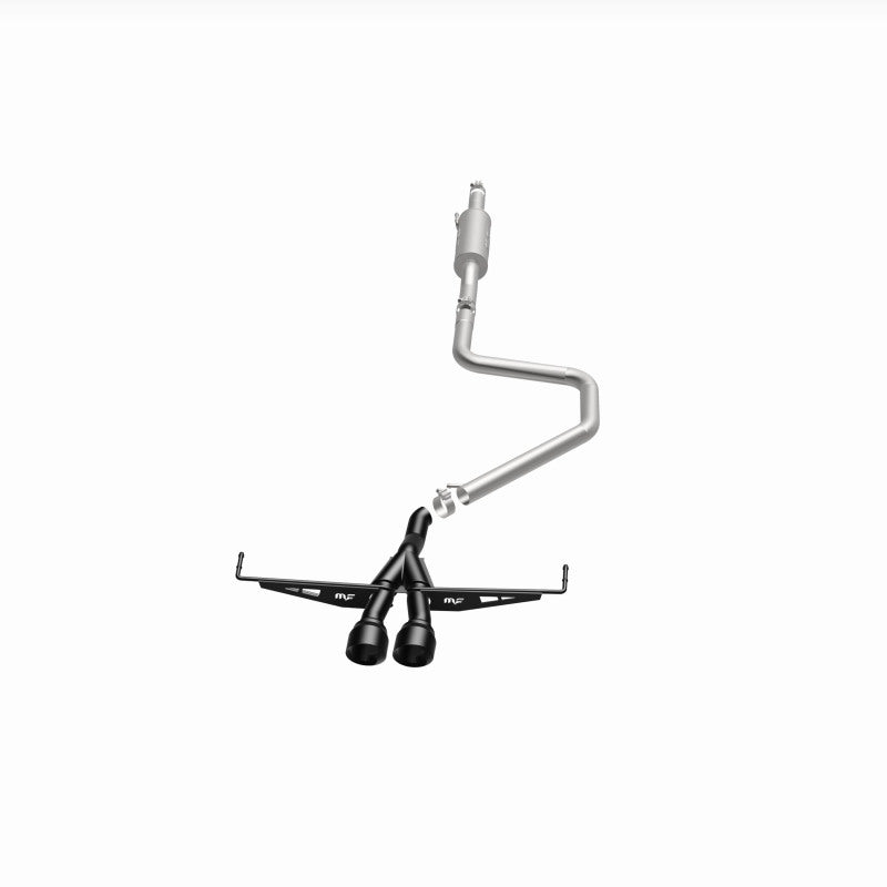 MagnaFlow 2019 Hyundai Veloster 1.6L 2.5in Center Exit Stainless Steel Cat-Back Exhaust w/Blk Tips