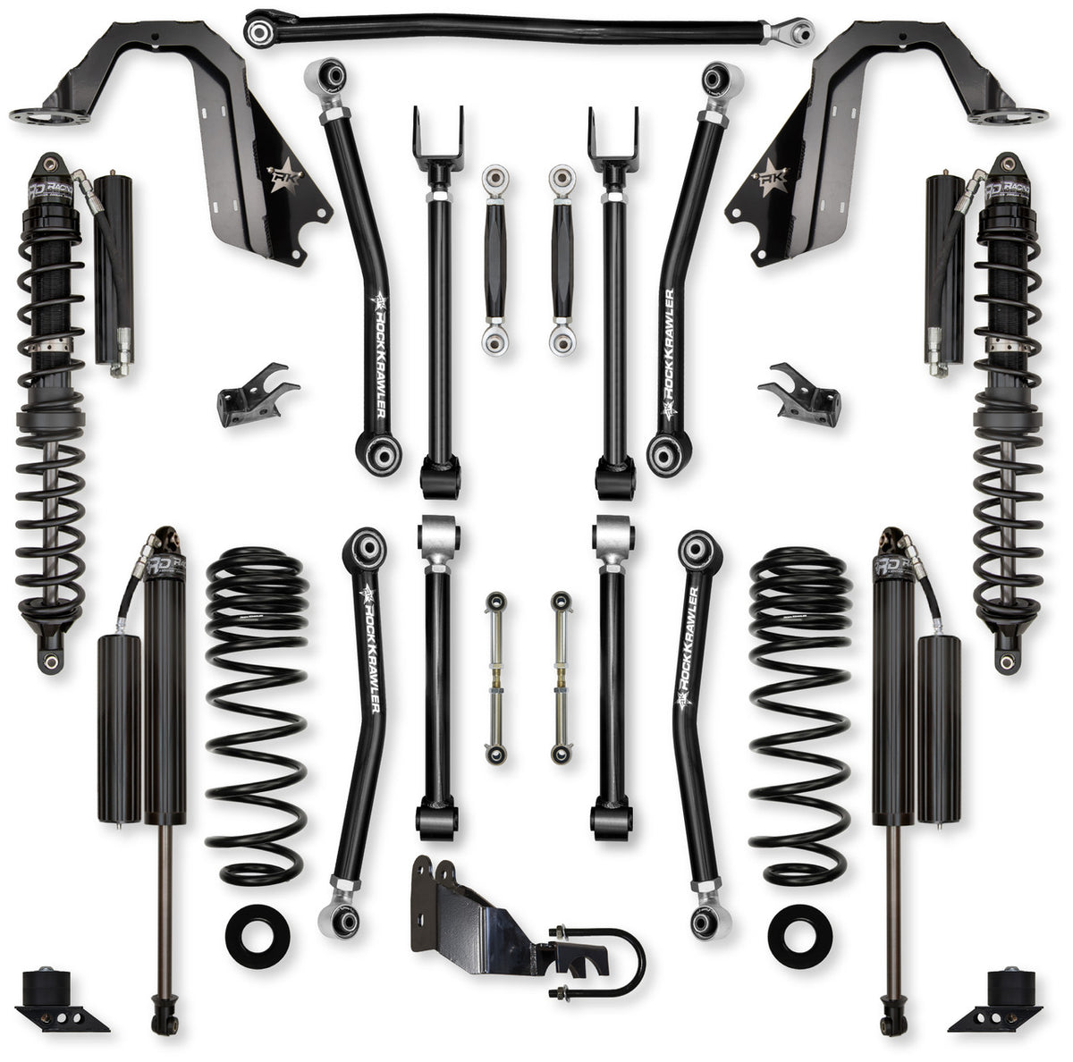 Rock Krawler 2020+ Jeep Wrangler JLU 4DR (Diesel) 4.5in Adventure X (No Limits) Coilover System