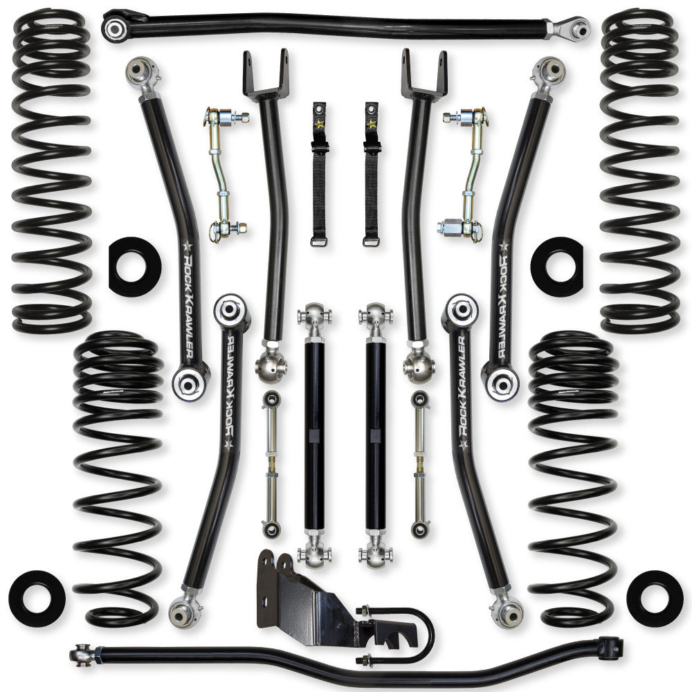 Rock Krawler 2018+ Jeep Wrangler JL 2DR 4.5in X Factor Coilover System