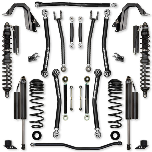 Rock Krawler 2021+ Jeep Wrangler JLU 4DR (392) 3.5in X Factor (No Limits) Coilover System