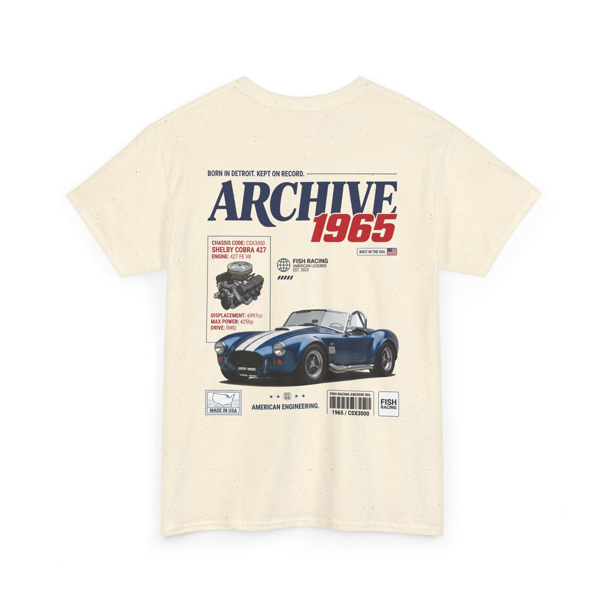 1965-1967 Shelby Cobra 427 Archive Tee