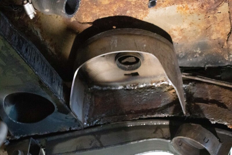Rust Buster Avalanche/Suburban/Yukon Rear Upper Coil Spring Bucket - Left