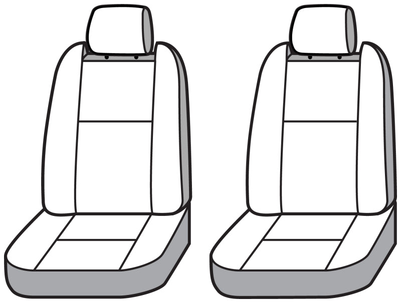 Covercraft 24-26 Toyota Tacoma Carhartt Super Dux PrecisionFit Custom 1st Row Seat Covers - Gravel
