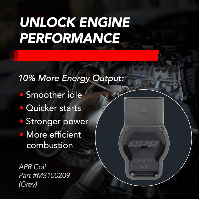 APR EA888.1/EA888.2/EA113/EA837 (PQ35/PQ45) 2.0T/3.0T Ignition Coil - Grey