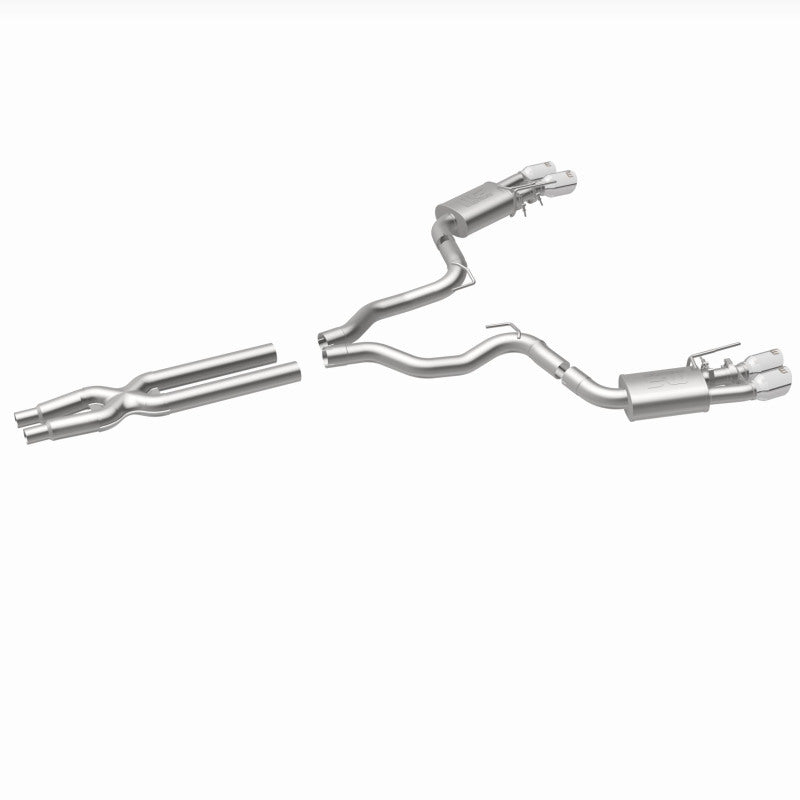MagnaFlow SYS Cat-Back 2018 Ford Mustang GT 5.0L Competition Dual Exit Polished 4in Tips