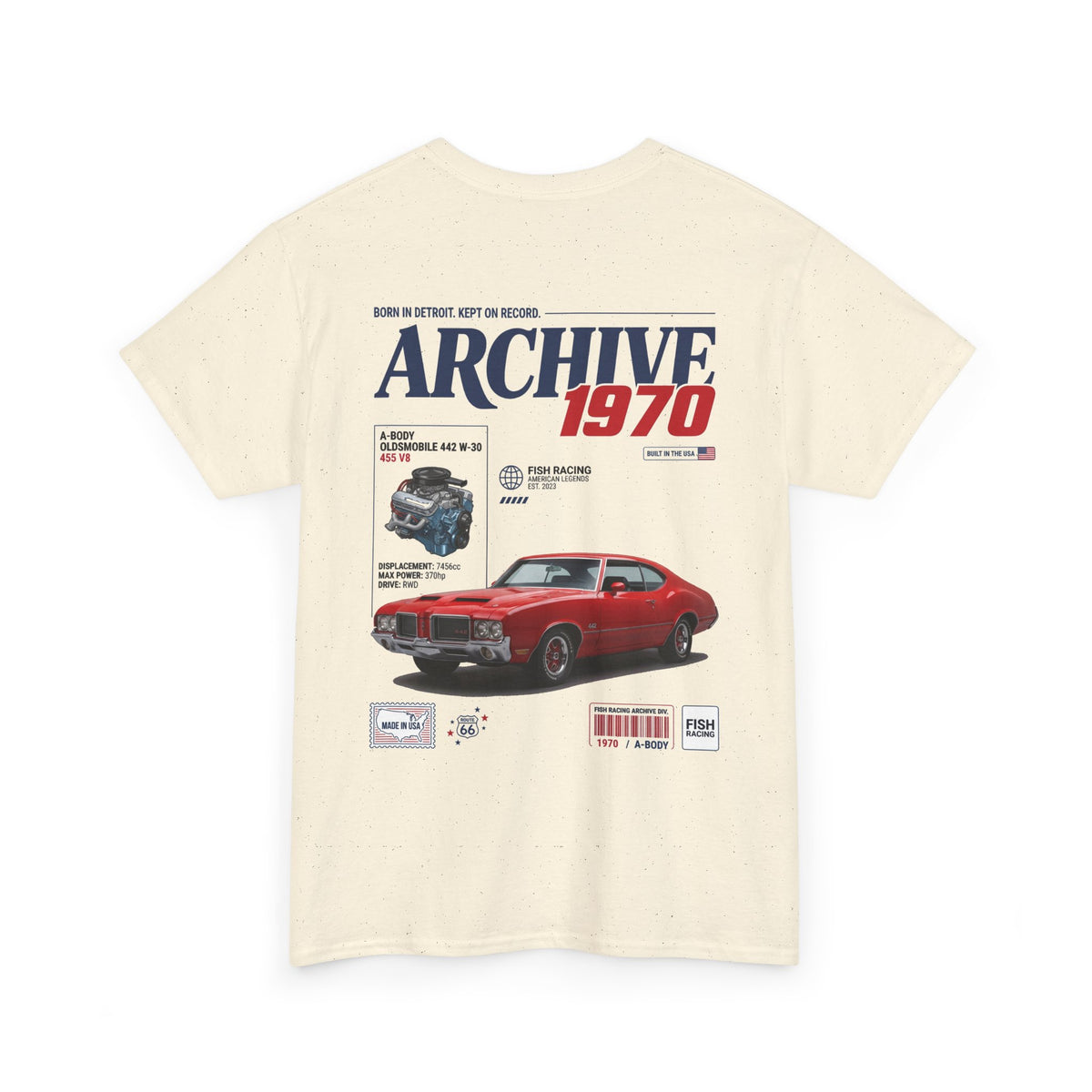 1970 Oldsmobile 442 W-30 Archive Tee