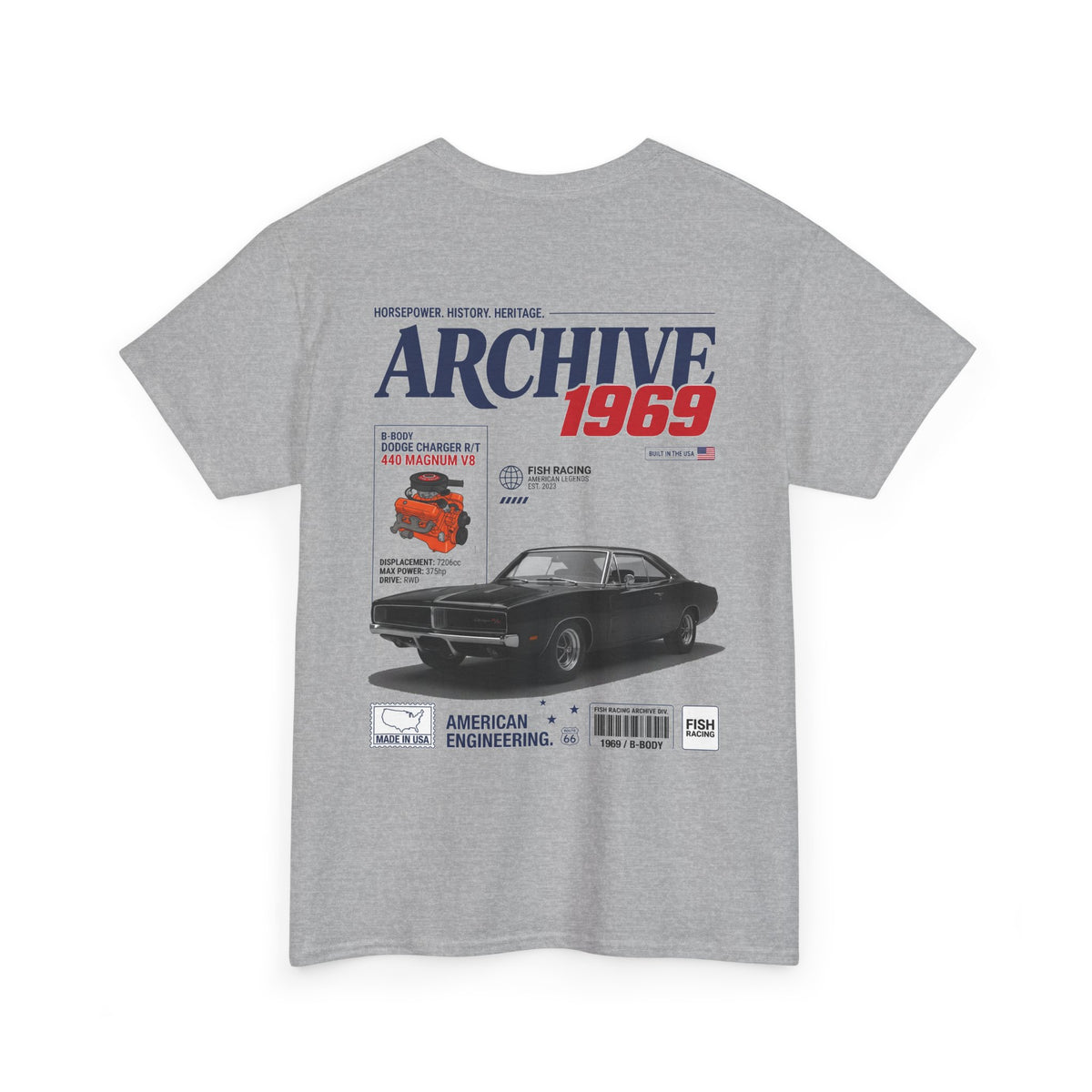 1968-1970 Dodge Charger R/T Archive Tee