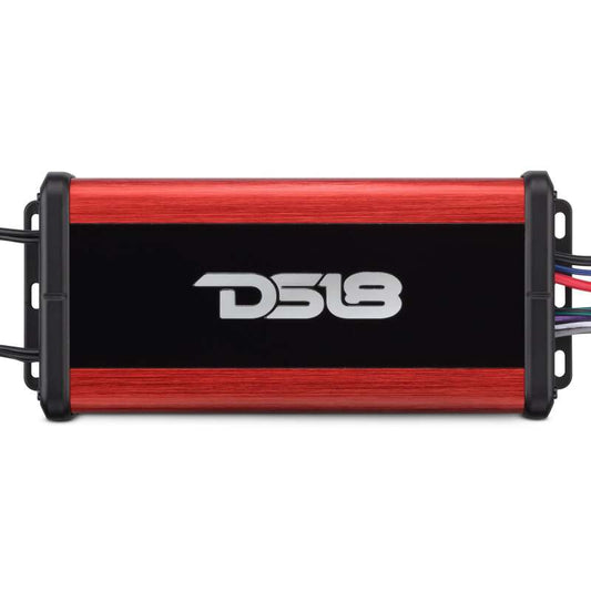 DS18 4-Channel Full-Range 4 x 100 Watts RMS at 4ohm IP67 Waterproof Rated Built-in BT Audio Receiver