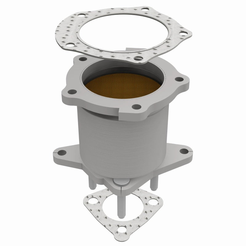 MagnaFlow Direct Fit Catalytic Converter 98 Mazda Protege Front