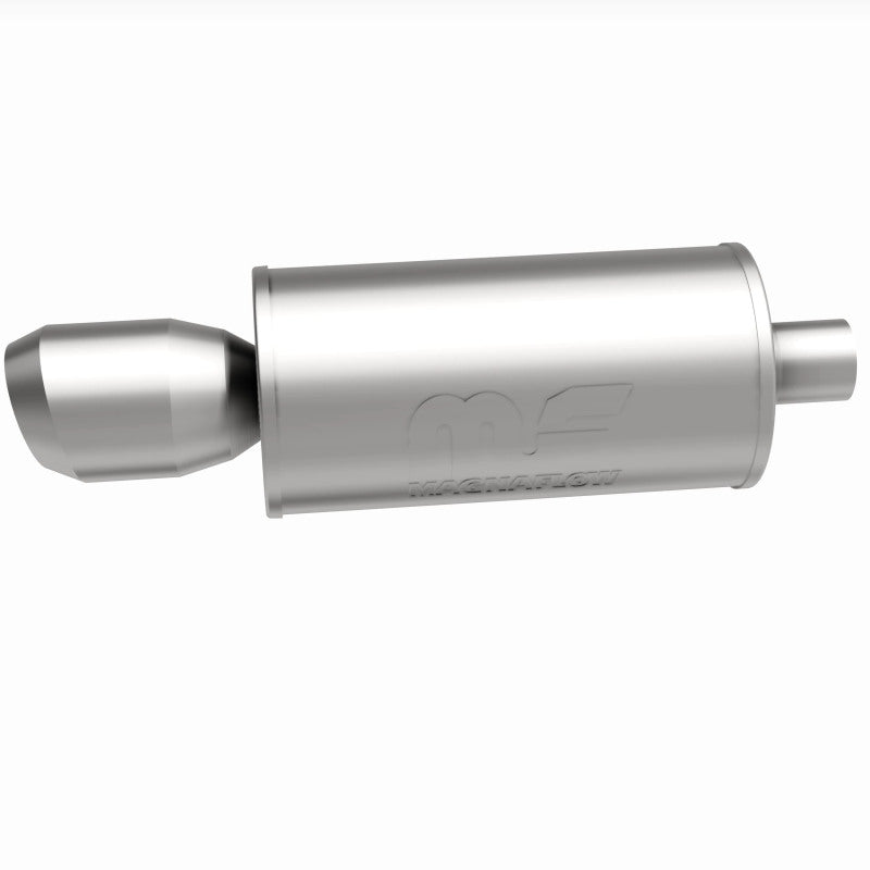 MagnaFlow Muffler W/Tip Mag SS 14X7X7 2.25/4.