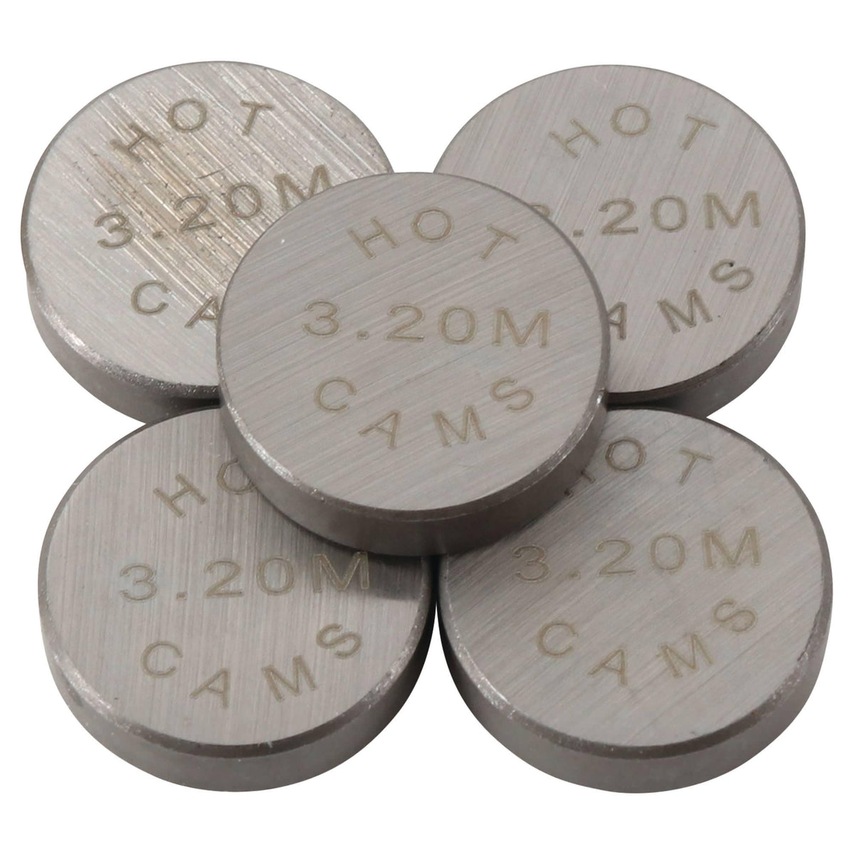 Hot Cams Shim Kits 3.200mm Thickness - 5 Pack