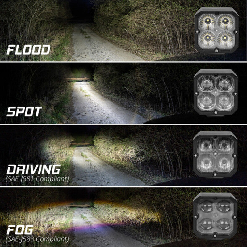 XKGlow XKmax RGBW Addressable Cube Light - Driving Beam