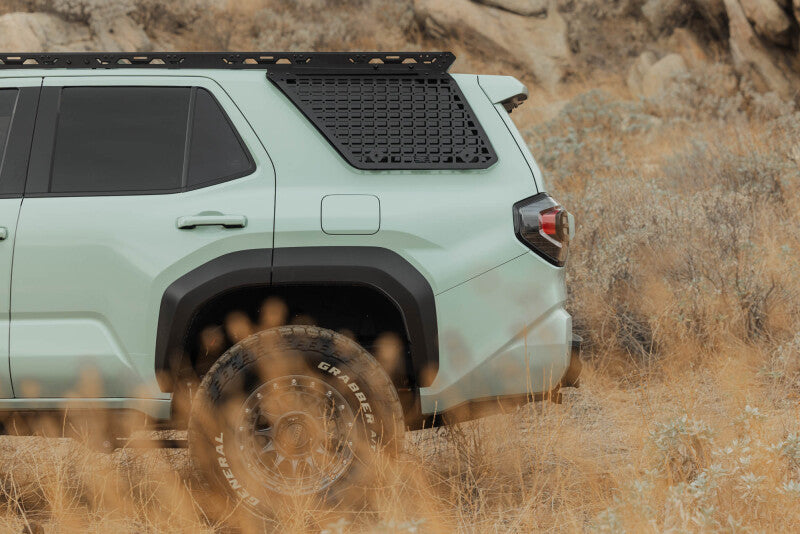 DV8 Offroad 25-26 Toyota 4Runner Exterior Window Molle for DV8 Offroad Roof Rack - Driver