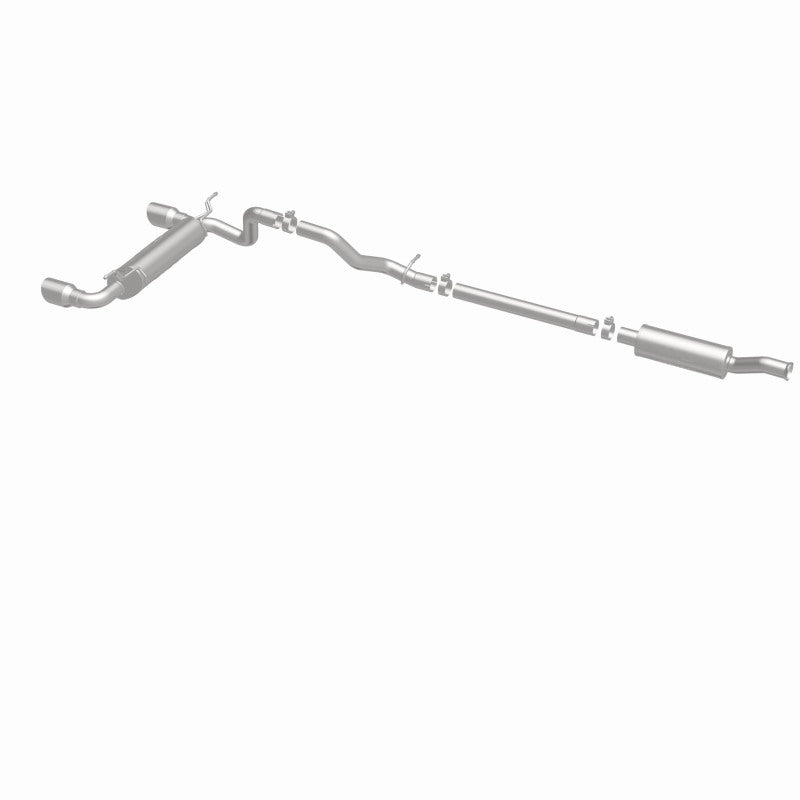 MagnaFlow 2018+ Jeep Wrangler 3.6L 409 SS Dual Split Rear Exit Polished Tips Cat-Back Exhaust
