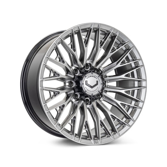 Vossen HFX-6 22x10 - 8x180 - ET-18 - Super Deep Face - 124.3 - Hyper Gunmetal Wheel