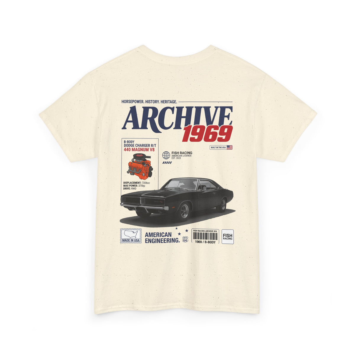 1968-1970 Dodge Charger R/T Archive Tee