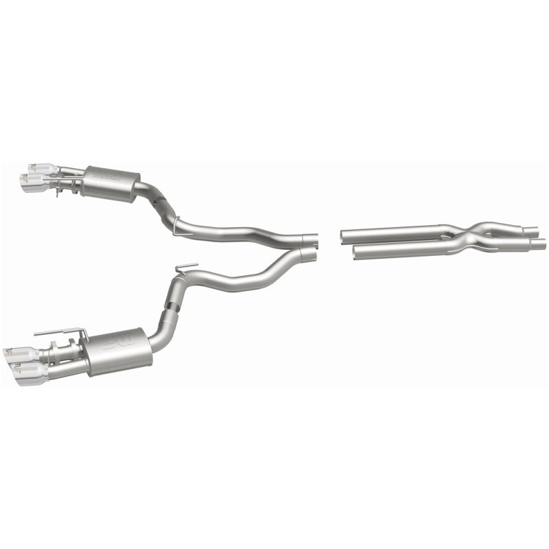 MagnaFlow SYS Cat-Back 2018 Ford Mustang GT 5.0L Competition Dual Exit Polished 4in Tips