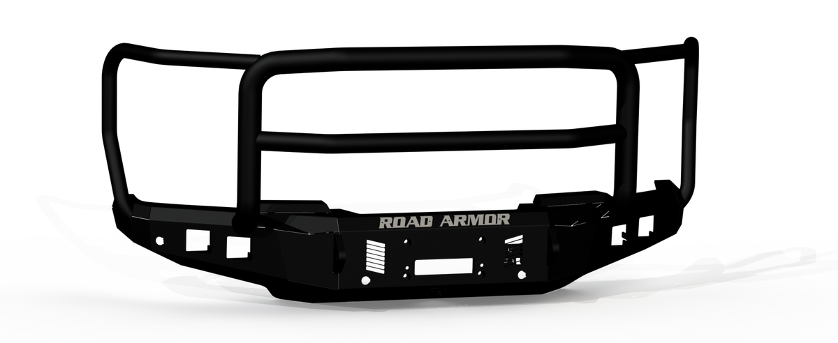 Road Armor 23-24 Ford F-250 Stealth Front Winch Bumper Lonestar Guard - Texture Black