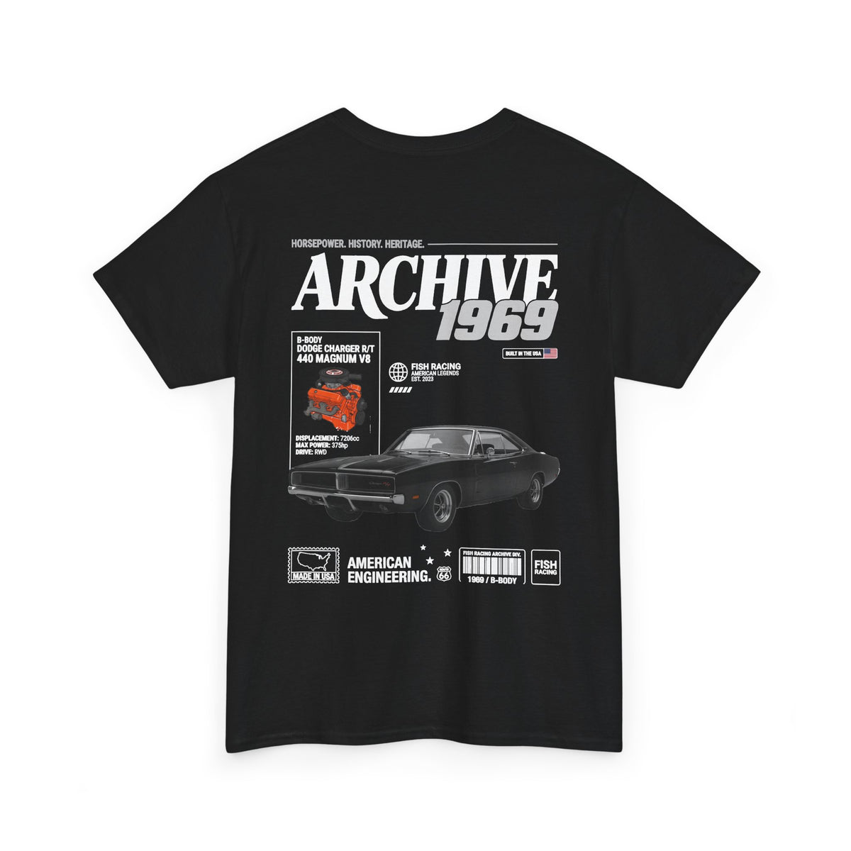 1968-1970 Dodge Charger R/T Archive Tee