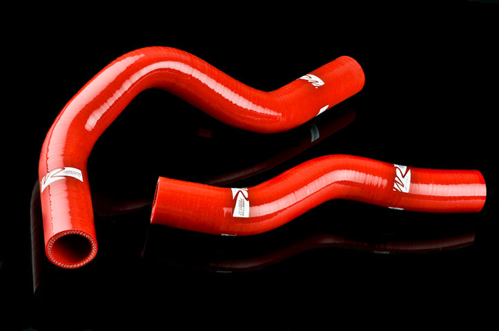 Weapon R Nissan 180SX (CA18DET) S13 Red Coolant Hose Kit - 2pcs