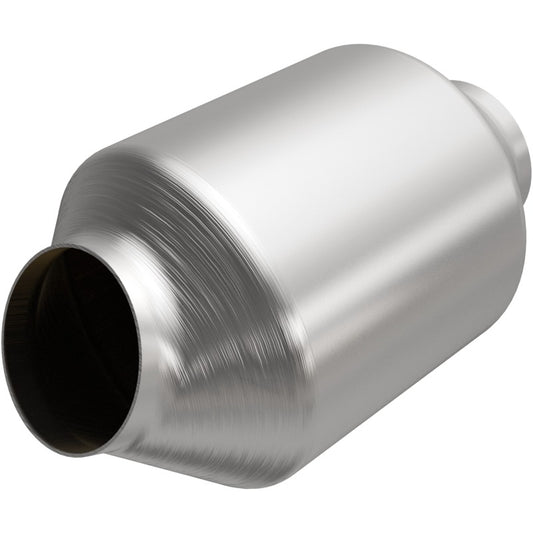 MagnaFlow Carb Compliant SS Univ. Catalytic Converter 8.125in Body L X 5in Body W (2.50 CA Spun)