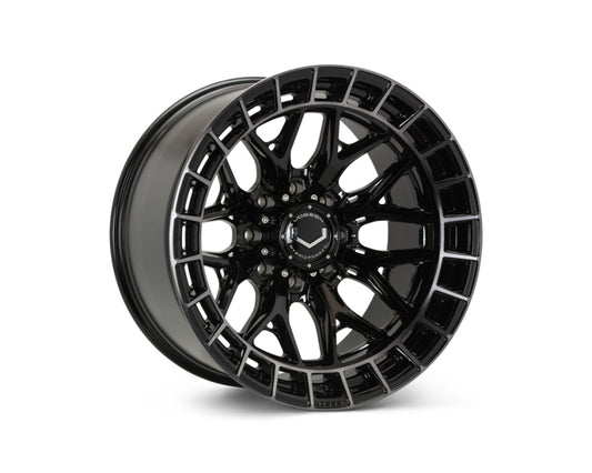 Vossen HFX-1 20x9 - 8x170 - ET18 - Deep Face - 125.1 - Tinted Gloss Black Wheel