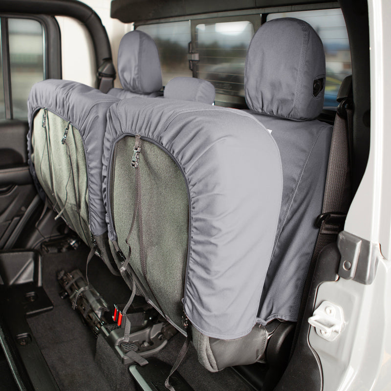 Covercraft 21-23 Nissan Pathfinder Carhartt SeatSaver Custom Second Row Seat Covers - Gravel