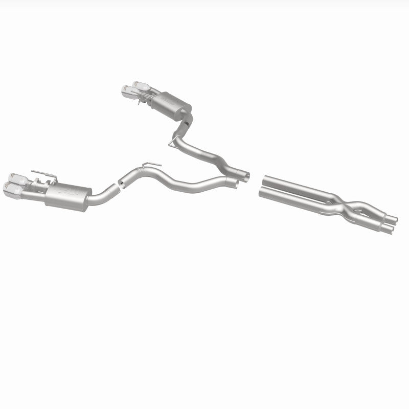 MagnaFlow SYS Cat-Back 2018 Ford Mustang GT 5.0L Competition Dual Exit Polished 4in Tips