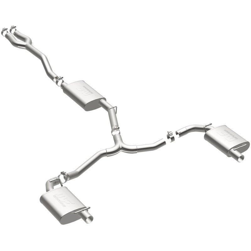 MagnaFlow Cat-Back SS Dual Split Rear Exit 2015 Dodge Charger/Chrysler 300C 3.6L V6 (Uses OEM Tips)