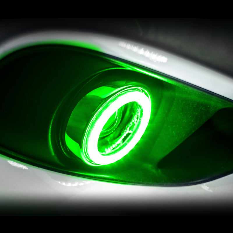Oracle 07-14 Chevrolet Avalanche Surface Mount LED Fog Light Halo Kit - Green
