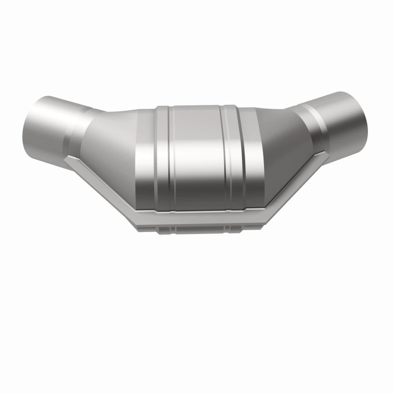 MagnaFlow Universal Catalytic Converter 2 inch Angled O/O PC2 Front