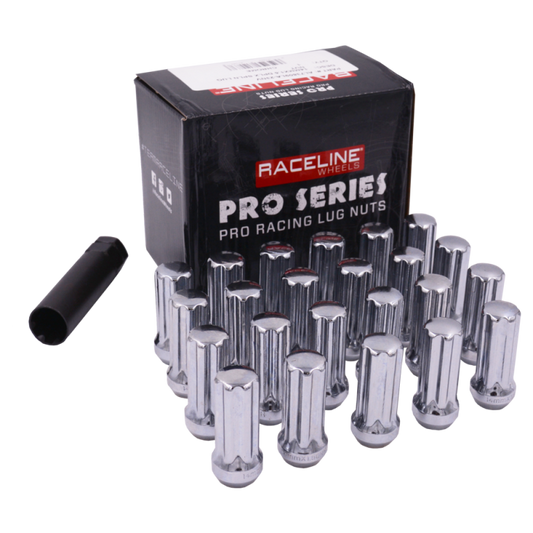 Raceline Jeep 14x1.50mm XL Spline Chrome Lug Nuts (Set of 23)