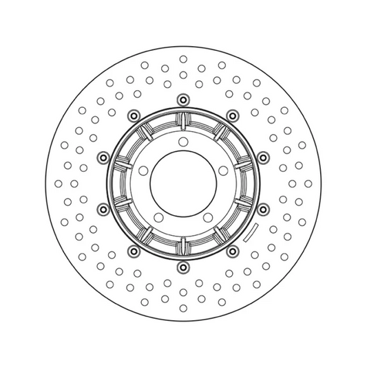 Brembo 78-86 BMW R45 450cc 260x5mm Brake Disc - Front Floating